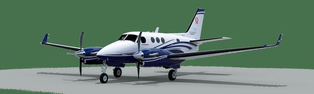 Beechcraft C90A King Air exterior