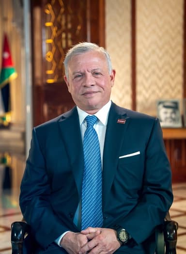 King Abdullah II portrait