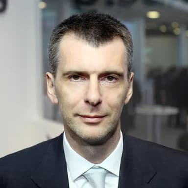Mikhail Prokhorov portrait