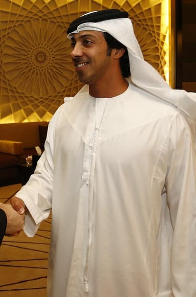 Sheikh Mansour bin Zayed Al Nahyan portrait