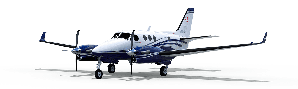 Beechcraft C90A King Air exterior — Dabo Swinney's private jet (N91CT)
