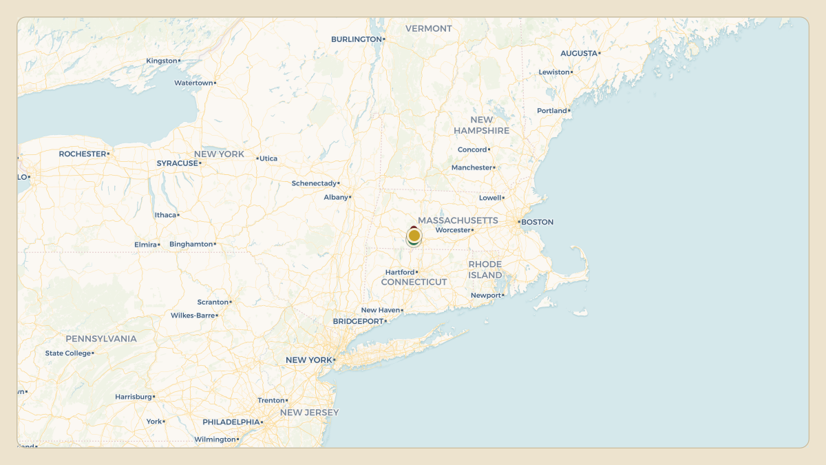 Flight path for Jim Davis's N990NB from KBAF — Westfield-Barnes Regional Airport to KBAF — Westfield-Barnes Regional Airport