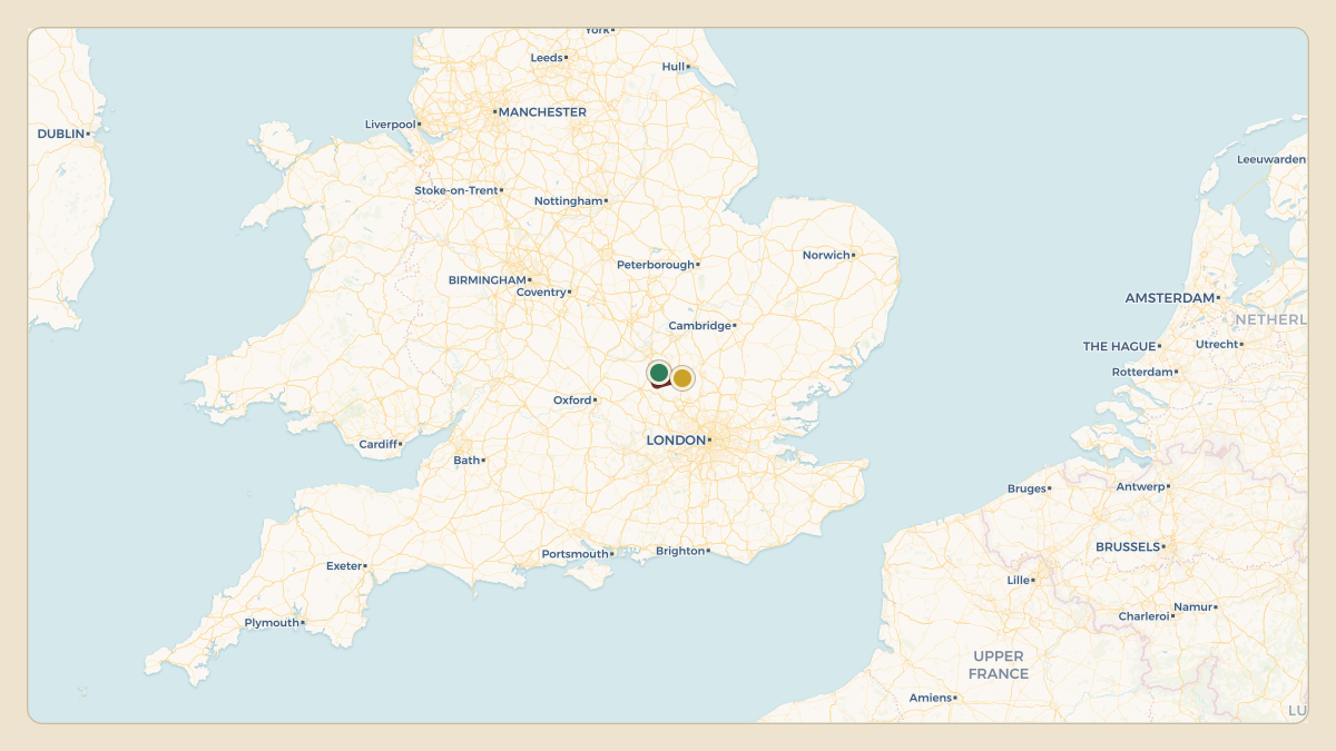 Flight path for Bharat Forge's VT-SDK from EGGW — London Luton Airport to EGGW — London Luton Airport