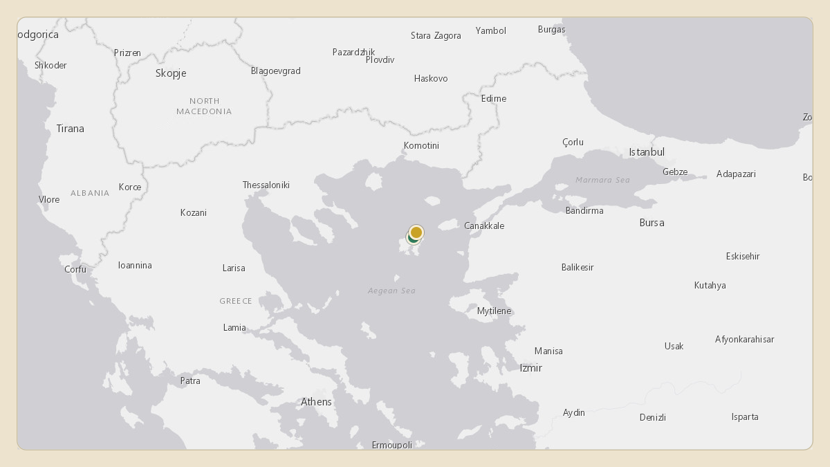 Flight path for Petter Stordalen's LN-STB from LGLM — Limnos Airport to LGLM — Limnos Airport