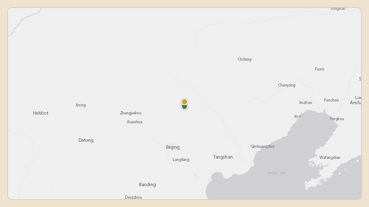 Flight path for Oleg Deripaska's RA-09618 from ZBAA — Beijing Capital International Airport to 41.13°, 116.82°