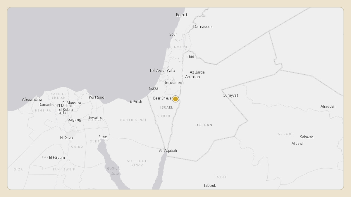 Flight path for Israel Government Flight's 4X-ISR from LLNV — Nevatim Air Base to LLNV — Nevatim Air Base
