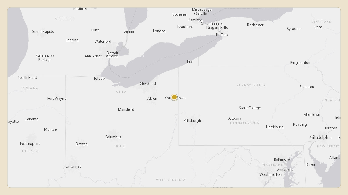 Flight path for Mike DeWine's N71HP from 4OI8 — Brocker Field to K04G — Lansdowne Airport