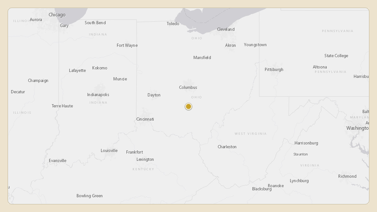 Flight path for Mike DeWine's N387LJ from KRZT — Ross County Airport to KRZT — Ross County Airport