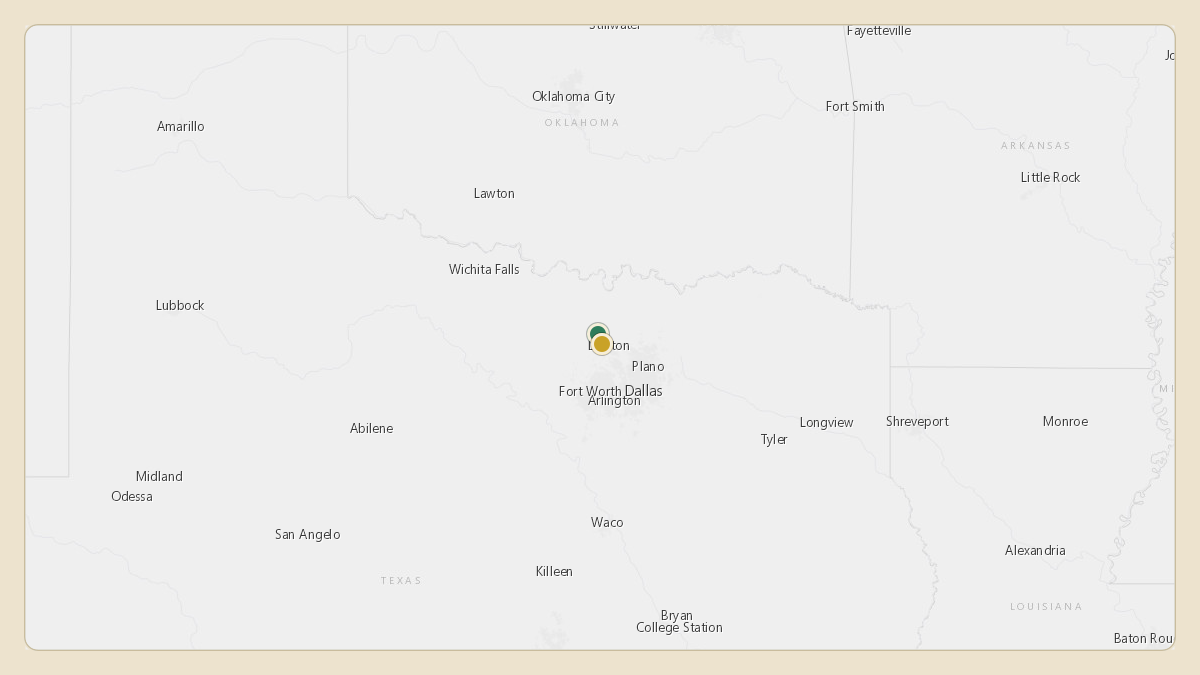 Flight path for PACCAR's N706P from KDTO — Denton Enterprise Airport to KDTO — Denton Enterprise Airport