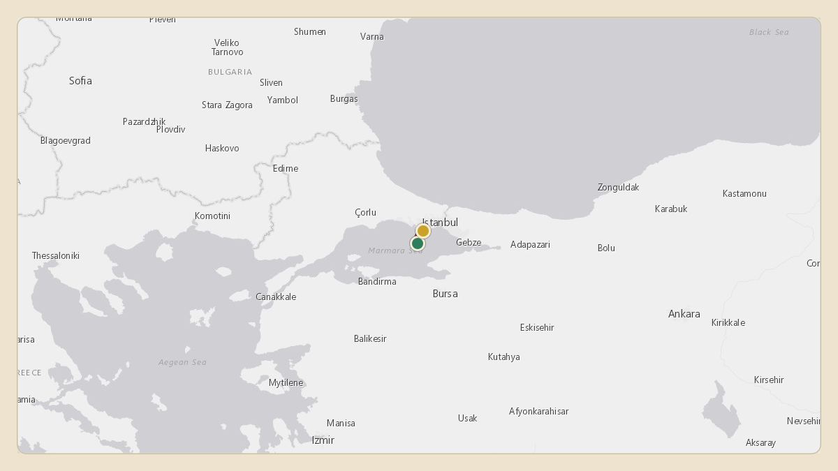 Flight path for Recep Tayyip Erdogan / Turkish Presidential Flight's TC-CAN from LTBA — İstanbul Atatürk Airport to LTBA — İstanbul Atatürk Airport