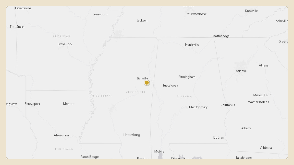 Flight path for Jeff Lebby's N204MS from KGTR — Golden Triangle Regional Airport to KGTR — Golden Triangle Regional Airport